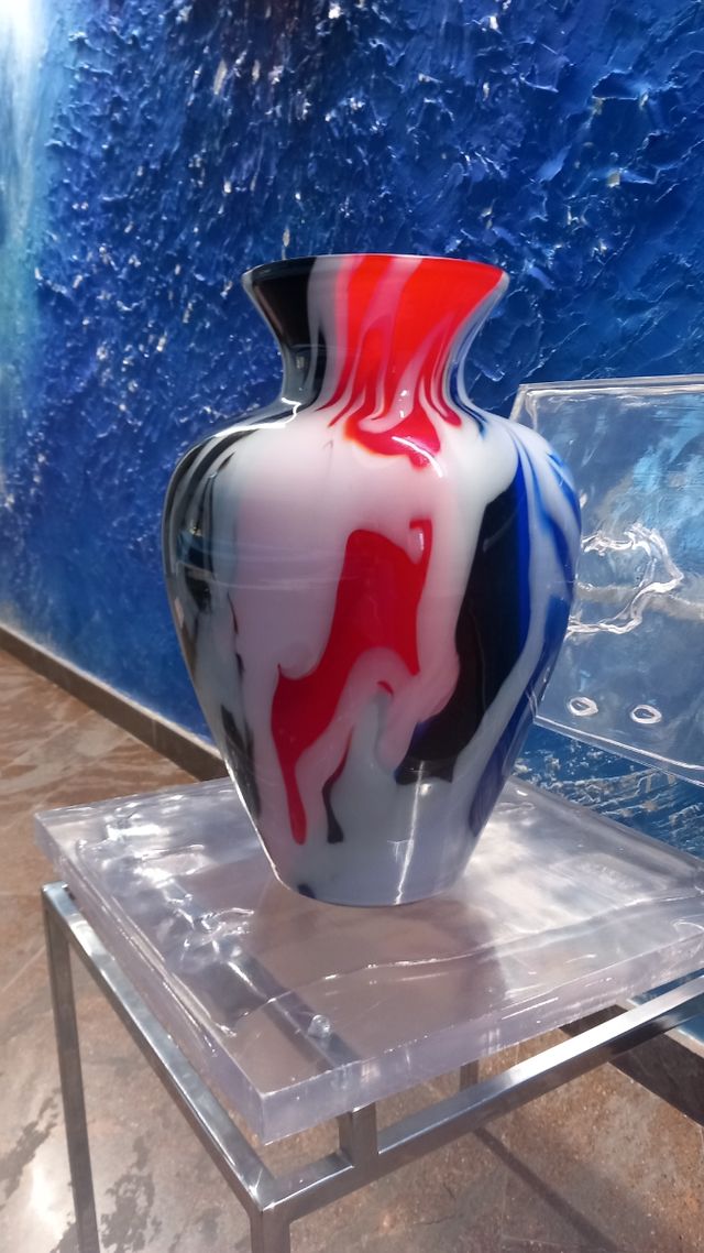 Vaso in vetro murano