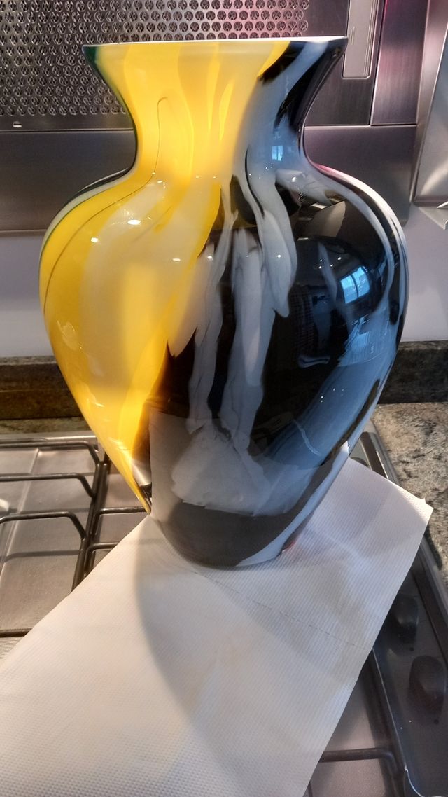 Vaso in vetro murano
