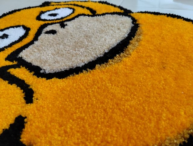 Tappeto tufting psyduck