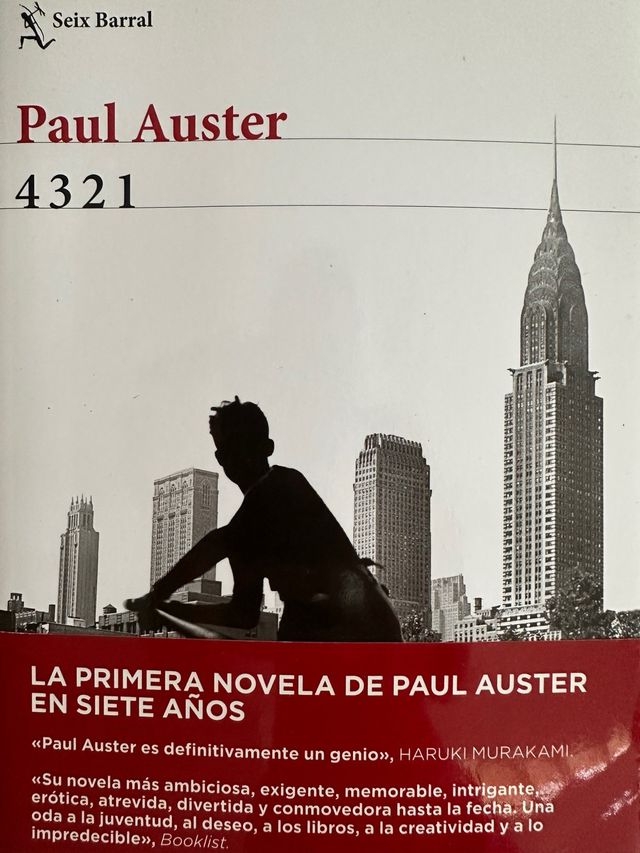 Libro Paul Auster 4 3 2 1