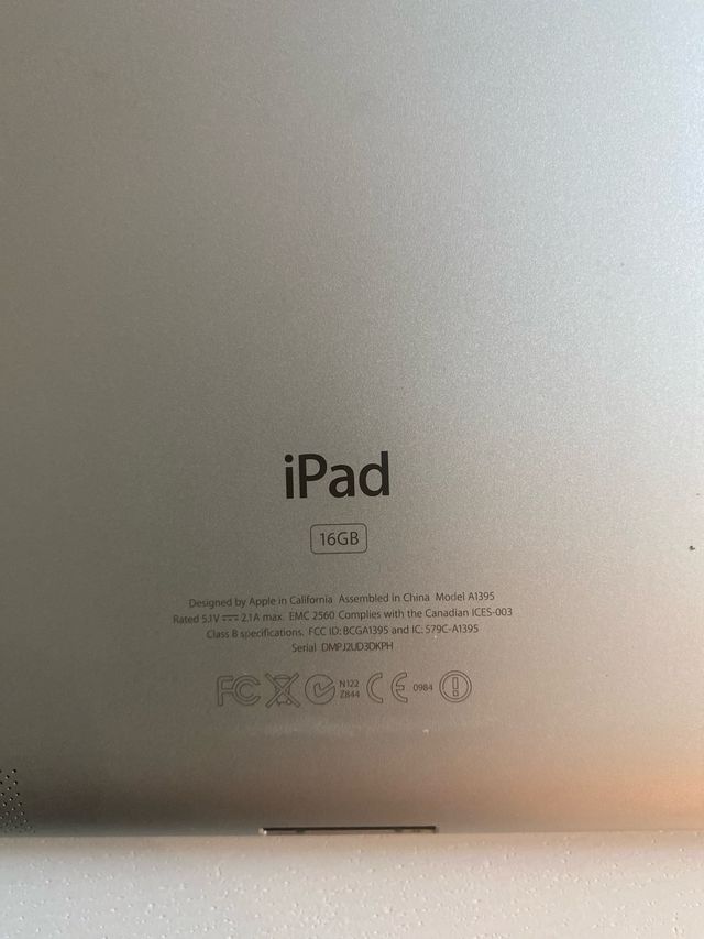 Ipad 2 WIFI 16 GB White apple