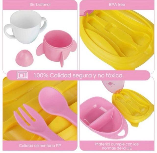 Vajilla Bebé sin BPA a estrenar