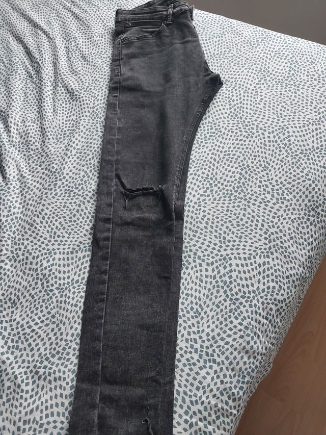 Pantalón vaquero hombre T.36 negro