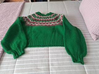 Jersey lana verde 