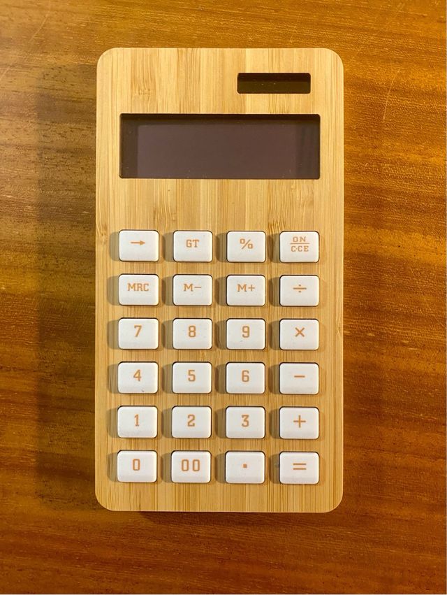 Calculadora (estilo madera)