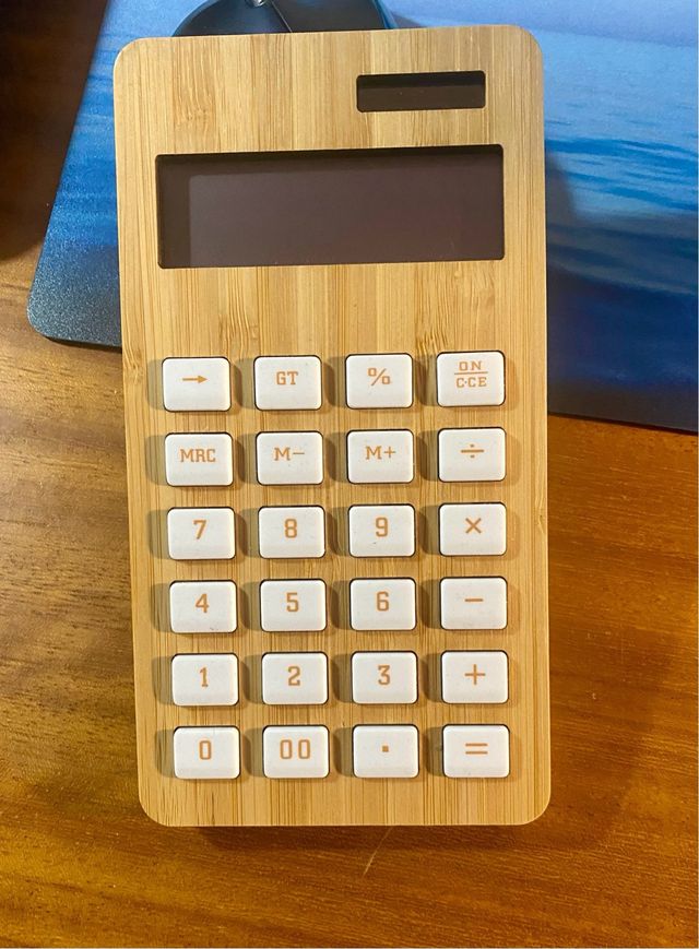 Calculadora (estilo madera)