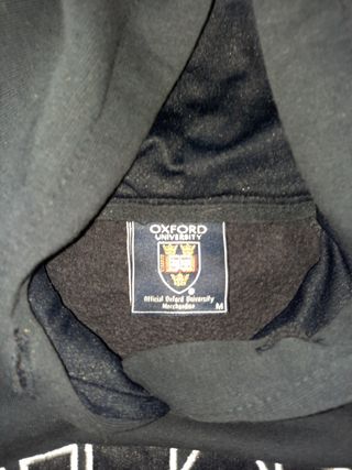 Sudadera Oxford azul marino
