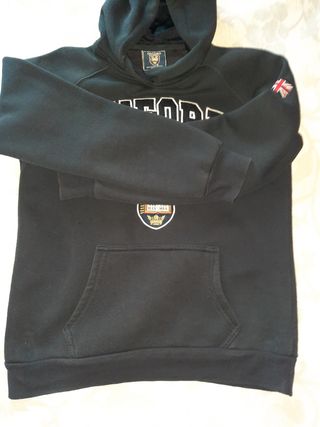 Sudadera Oxford azul marino