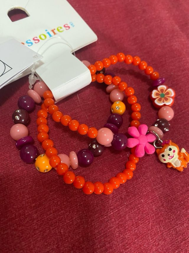 Confezione 3 braccialetti bambina