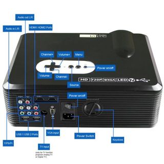 Proyector Excelvan CL720D LED HD HDMI