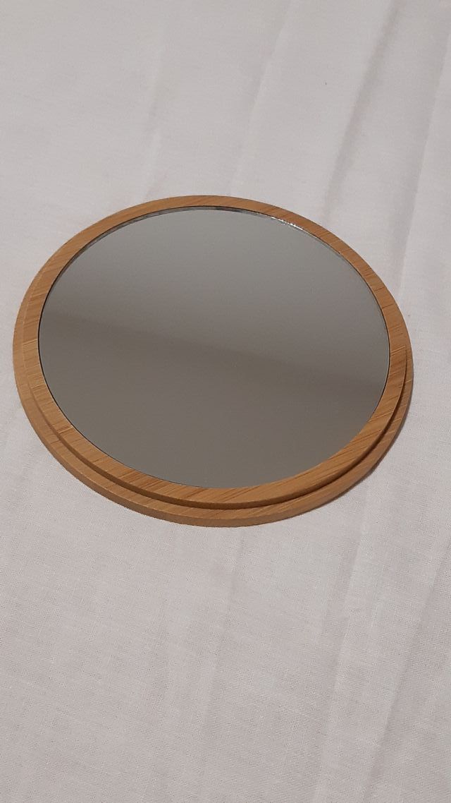 Portagioie o trucchi tondo con specchio integrato