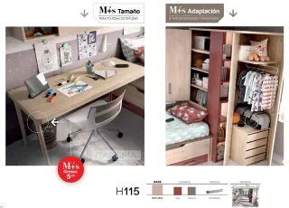 HABITACIÓN JUVENIL RMB115