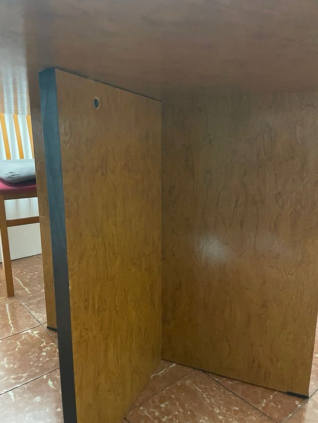 Mesa comedor 120x120 redonda una pieza PVP negcbl