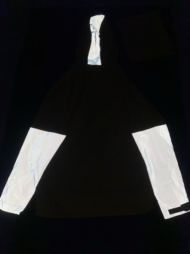 CHAQUETA IMPERMEABLE/CHUBASQUERO FLUORESCENTE