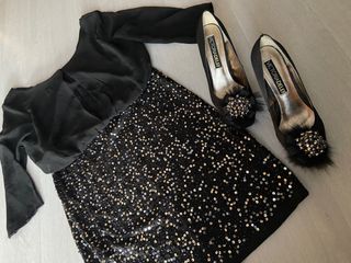 Vestido + zapatos fiesta