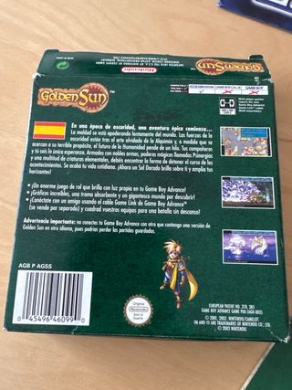 Golden sun game boy advance 