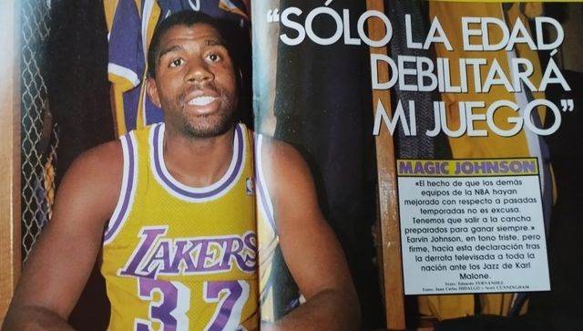 Gigantes. Magic Johnson. 1989.
