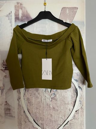 Csmiseta hombros caidos Zara T.S con etiqueta
