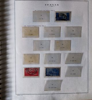 Francobolli Italia 1948-1957+1977