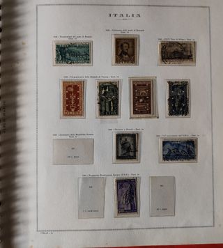 Francobolli Italia 1948-1957+1977