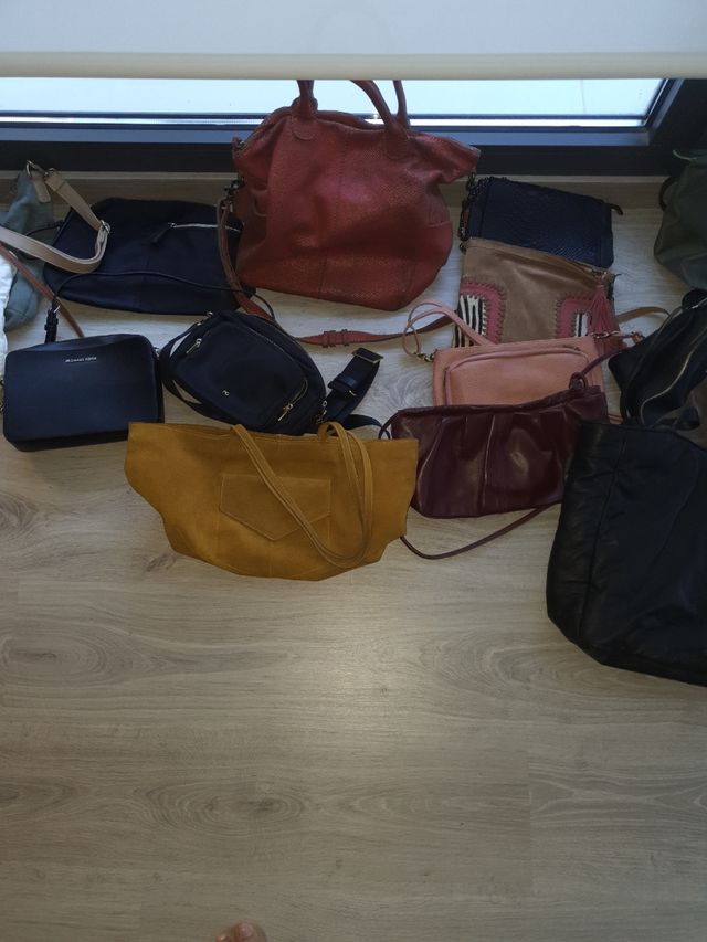 Lote 20 bolsos diferentes marcas