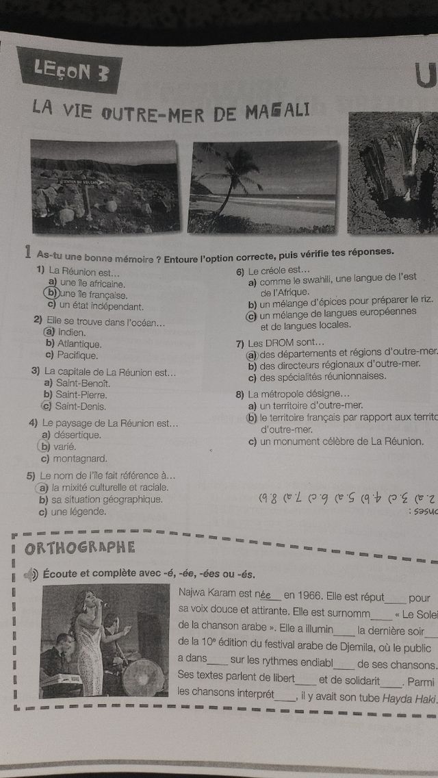 Cuaderno de ejercicios de frances