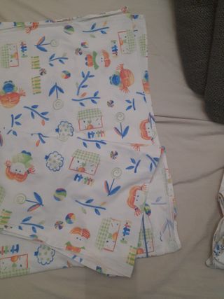 Lenzuolo completo per culla