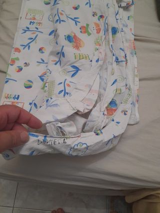 Lenzuolo completo per culla