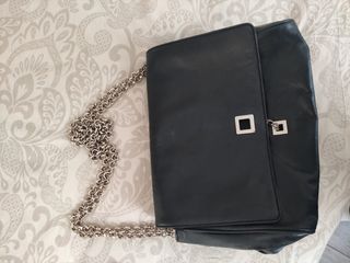Bolso negro piel Purificación García 