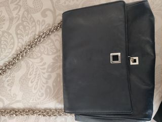 Bolso negro piel Purificación García 
