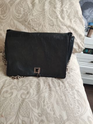 Bolso negro piel Purificación García 