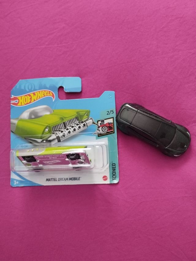 Lote hot wheels mattel dream mobile tooned y tesla