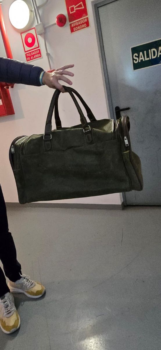 Bolsa de viaje de mano polipiel
