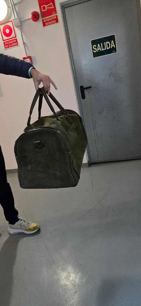 Bolsa de viaje de mano polipiel