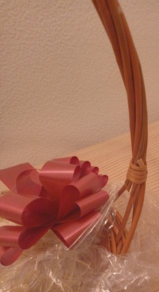 Canasto mimbre grande para regalos