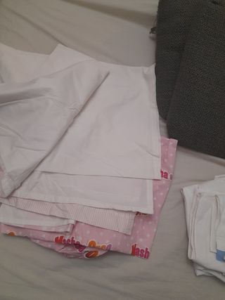 Lenzuolo completo per culla