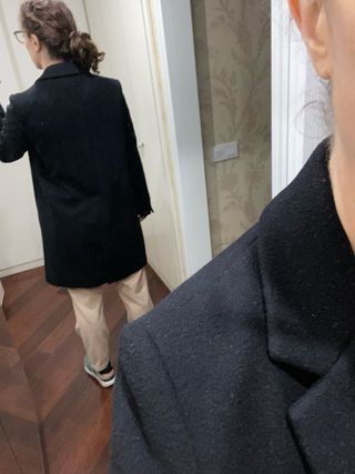 Abrigo lana Calvin Klein 36