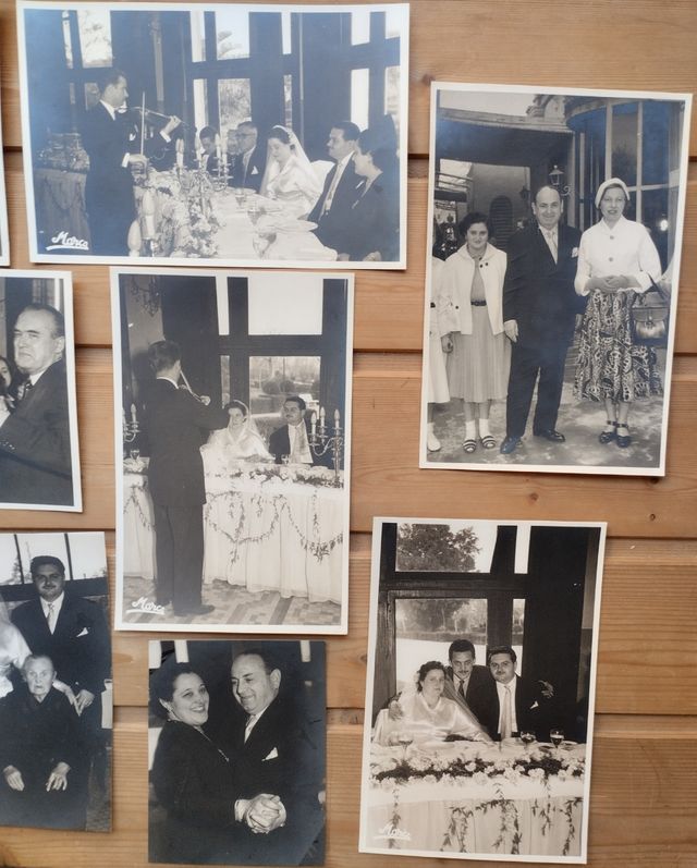 *Lote de fotografías antiguas de boda años 50