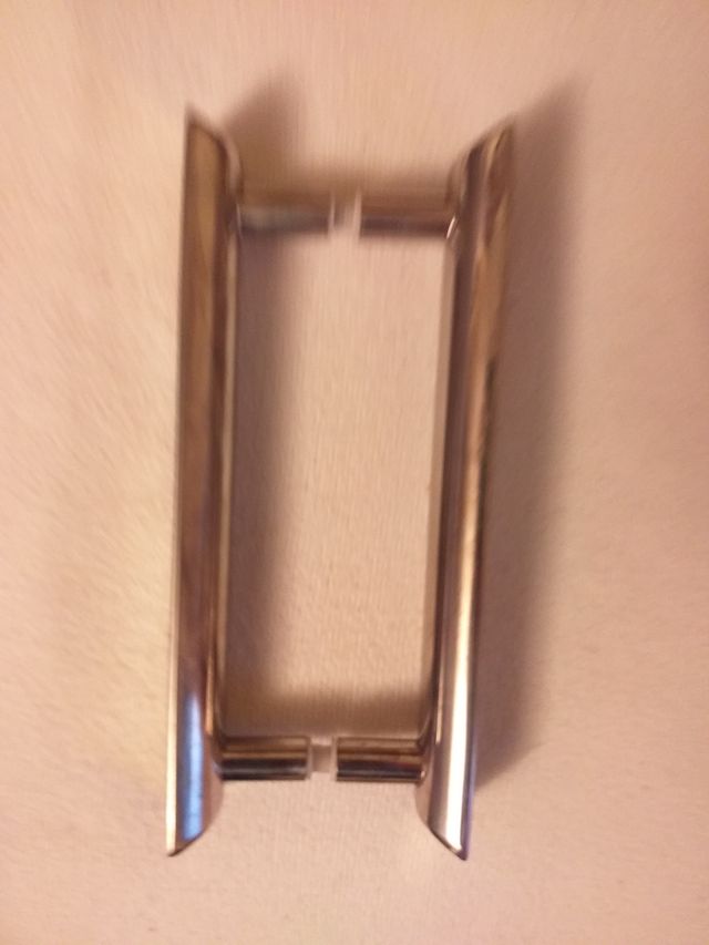 Asa o tirador de mampara  cromada