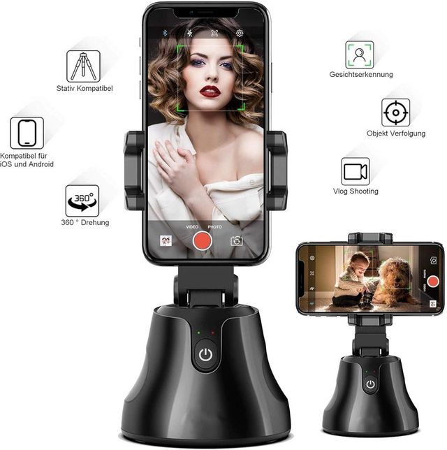 soporte movil seguimiento de objetos 360º tiktok