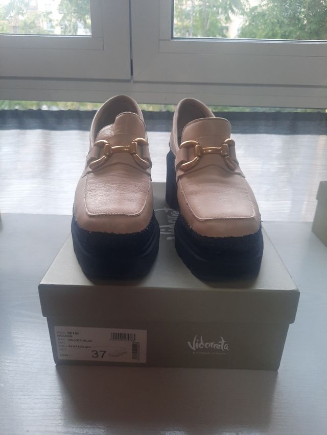 Mocasines con tacón