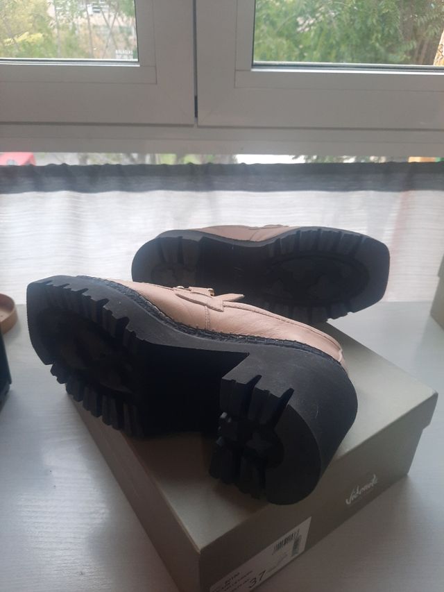 Mocasines con tacón