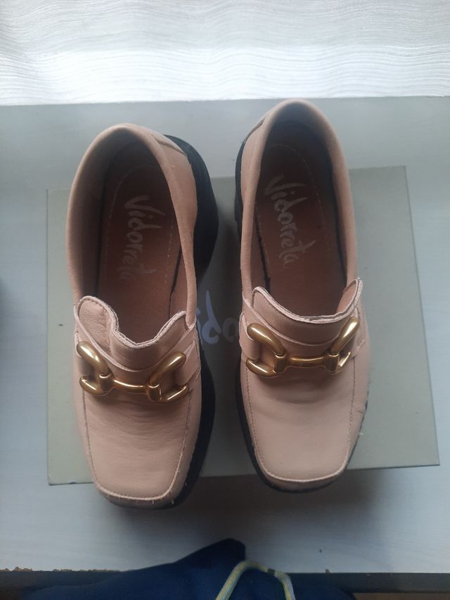 Mocasines con tacón