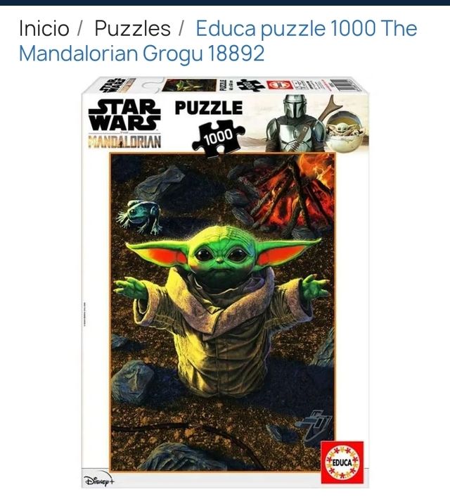 Puzzle star wars the mandalorian