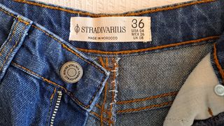 Falda larga vaquera Stradivarius