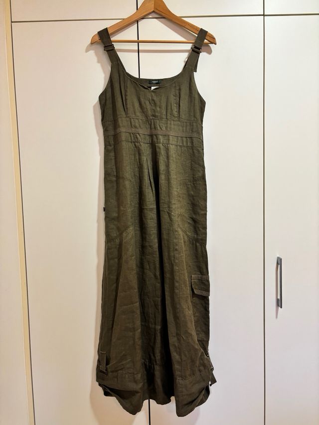 Vestido de lino largo mujer