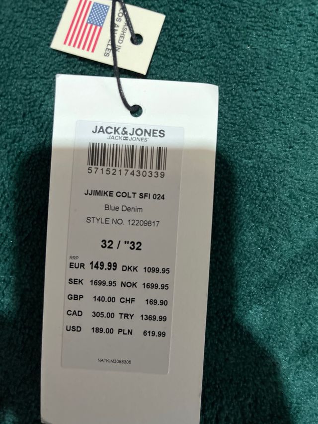 Vaqueros Jack and Jones