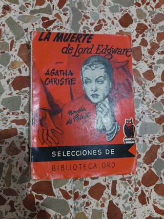 Libro Agatha Christie biblioteca oro