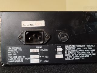 Amplificador Marshall Bass