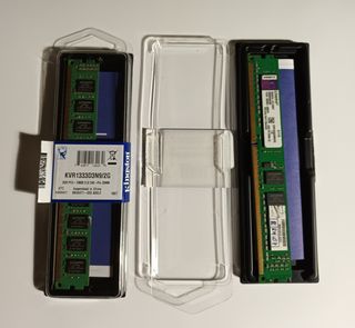 memoria ram 2 x 2 gb Kingston DDR3 - DOS MODULOS
